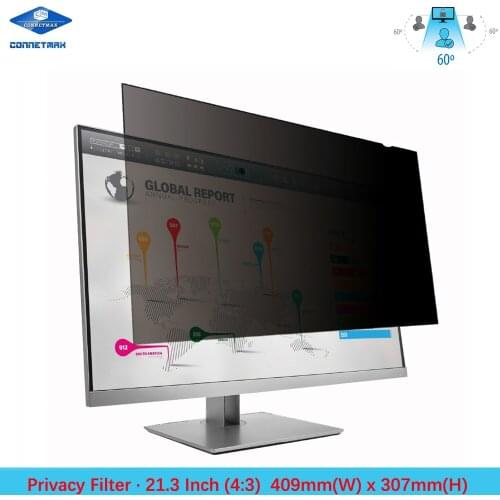 21.3 inch Privacy Filter Screen Protector Film for Standard Screen Desktop Monitors 4:3 Ratio