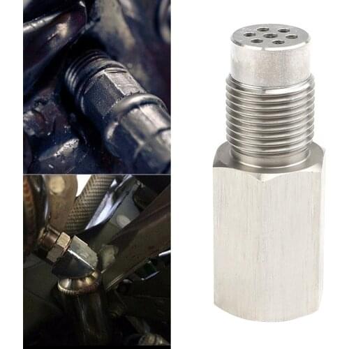 Car CEL Eliminator Straight O2 Sensor Protective Shell Plug Adapter with Mini Catalyst M18 x 1.5 Auto Replacement Parts