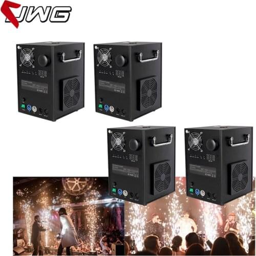 Free Shipping 4pcs/lot 700W DMX Cold Spark Fountain Fireworks Sparkler Firework Machine Electric Sparkler Flame Fire Machine