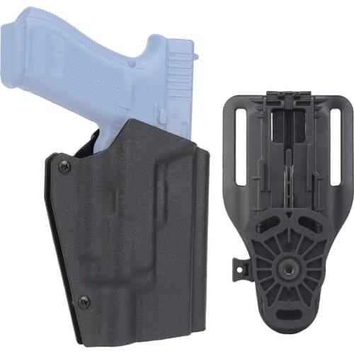 Glock 17 Gun Holster X400 Flashlight Pistol Case Tactical Right Hand Kydex Belt Handgun Holster for GL 17/19/19x/45