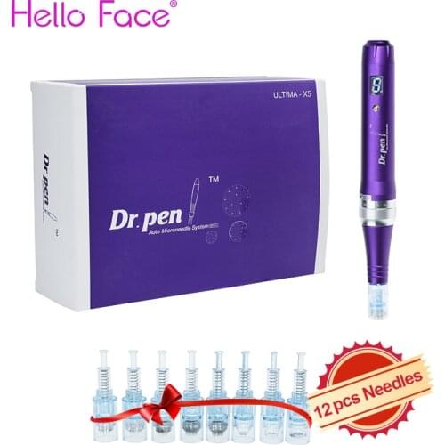 Dr Pen X5 Derma Pen Wireless Derma Pen Microneedling Behandeling Micro Needle Rolling System Screw Cartridge Tip Kit