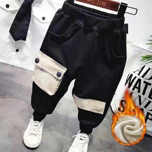 High Quality Autumn Spring Baby Jeans for Boys Pants Kids Clothes Cotton Casual Children Teenager Denim Trousers Girl Thicken