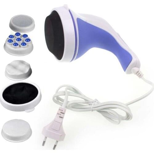 Electric vibrating 5 in 1 Full Relax Tone Spin Body Massager 3D Electric Full Body Slimming Massager Roller Cellulite Massaging