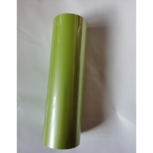 Hot stamping foil pearl foil 707 Grass green color hot press on paper or plastic 21cm x 120m
