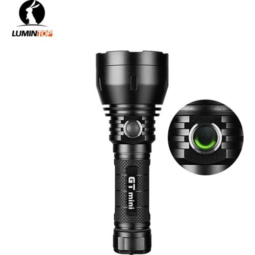 LUMINTOP GT mini Long Rang Flashligh 17W 4.5A CREE XHL NW/CW max 1200 lumen beam distance 750 meter 135,000cd outdoor torch