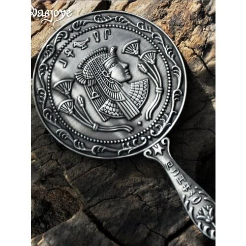 Fine Egyptian Vintage Photo frame portable European-style small mirror with Handle comb Valentines Day Decor Birthday gift