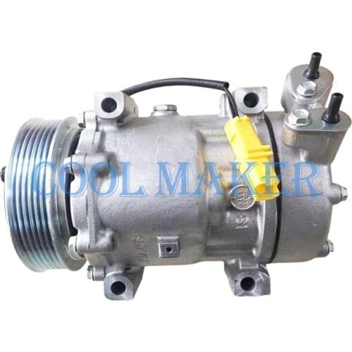 SD7V16 ac compressor for Citroen C5/C8/xsara Peugeot 406/607/807/ Fiat scudo 9659232180 544083 6453NL 6453YJ
