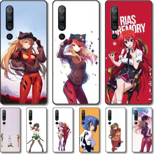 Beautiful red clothes girl Phone Case For Xiaomi MI 11 10 9 5g Lite Ultra Pro Note S Black Shell Cover
