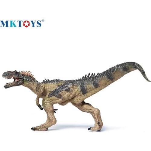 MKTOYS Allosaurus Dinosaur Figurine Jurassic World Park Dinosaurios de Juguete Dinosaur Model Dinozaur Toys Gift for Kids