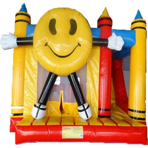 Good new minion inflatable combo bouncer castle /Kids jumping trampoline Slide Combo on sale