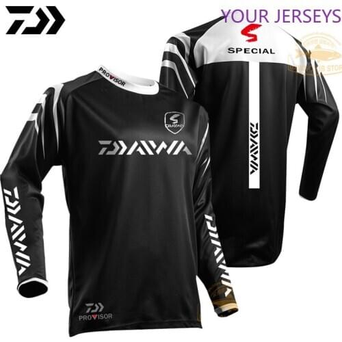 DAIWA Fishing Clothing Quick-Drying Sun UV Protection T Shirt Vests Sports Clothes Shirts Cycling Wear DAIWA Pesca Camiseta