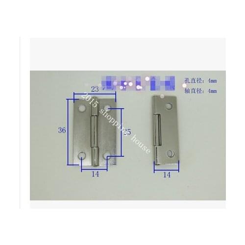 Hinges for wooden wine box & decorative 1.5 inch nickel silver hinge hinge crafts accessories 36mmX23mmX0.7mm wooden gift box
