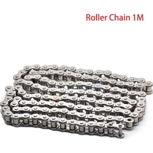 1Pcs 08B-1 Roller Chain Pitch 12.7mm Stainless Steel Industrial Transmission Chain/Chain Connector