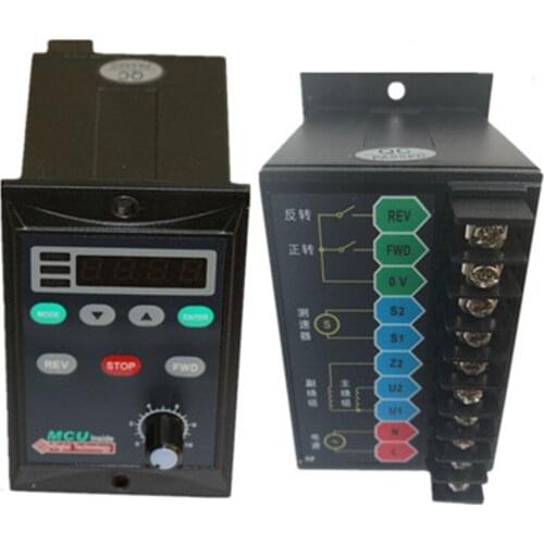 SF60E/SF90E/SF200EIntelligent digital display AC motor governor 6-250W speed regulating motor controller soft start speed change