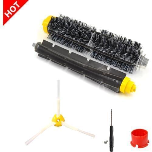 Bristle & Flexible Beater Brush Side Brush for iRobot Roomba 600 700 620 630 650 660 760 770 780 790 Vacuum Cleaner Accessories