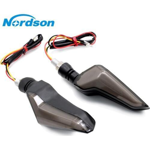 Nordson Universal Motorcycle Turn Signals Waterproof Turn Lights LED Direction Lamp Signal Lights for Moto Motorcycle Accessorie