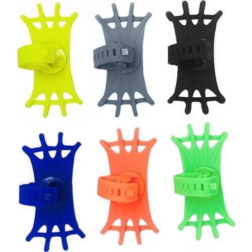 Bike Phone Holder Silicone Adjustable Anti-shock Phone Mount Bracket Bicycle Handlebar Stand Universal For Smartphone