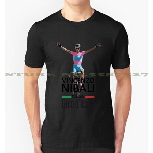 Vincenzo 2016 Clear Cool Design Trendy T-Shirt Tee Vincenzo Nibali Vincenzo Nibali 2014 Le Tour Cycling Sport Motion Action