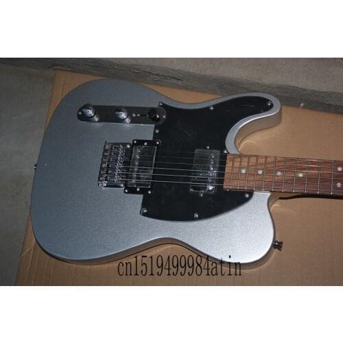 Top quality custom 6 Strings Left Hand silver P90 Pickup Electric Guitar @22