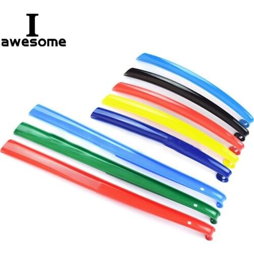1pcs 42cm 58cm Easy To Carry Plastic Handle Shoes horn Artifact Pull Pumping Shoes Professional Women Men Shoe Horn Shoes Spoon