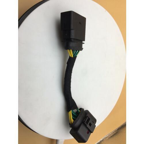 FREE SHIPPING 2 pcs 14 10 Pin Headlamp Headlight Connector wire harness 1J0 973 737/1J0 973 835