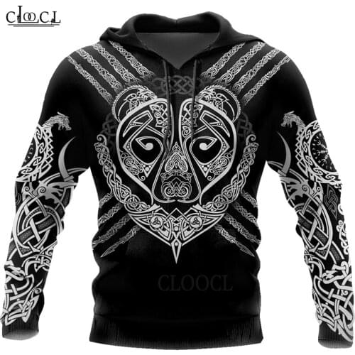 CLOOCL Viking Berserker 3D Print Hoodie Men Women Harajuku Fashion Sweatshirt Autumn Casual Streetwear Hoodie Drop Shipping
