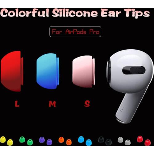 3/2/1Pairs Ear Tips For Apple AirPods Pro Eartips Silicone EarBuds Cap Covers For Airpod Earpads Case Earphones accessories