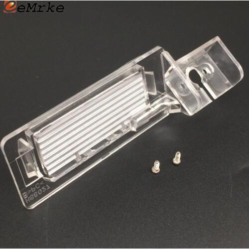 EEMRKE Car Camera Bracket License Plate Light Housing for Audi A1 A3 A5 RS5 S5 A6 A7 Q3 Q5 TT TTS A4 A4L