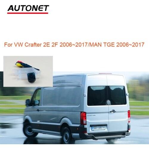 HD 1280*720 Rear View Camera For Volkswagen Crafter 2E 2F 2006~2017 MAN TGE 2006~2017 license plate camera/CCD Fisheye camera