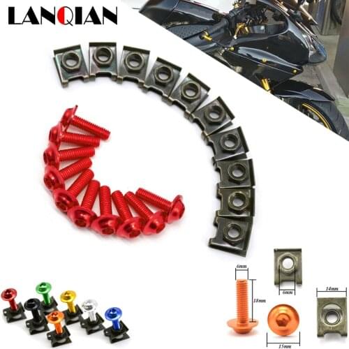 Motorcycle Fairing Screws Fastener Clips Body Spring Nut Bolts Kit For Honda CBR650R XL1000 VARADERO XL1000V VARADERO Parts