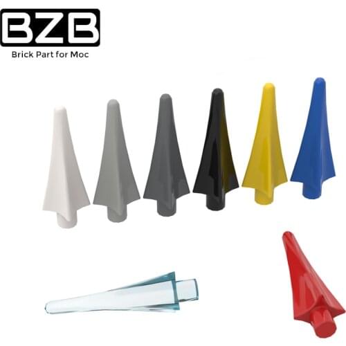 10pcs DIY MOC Bricks 24482 Compatible with Lego Four-Edged Spikes For Building Blocks Parts DIY Construction Kids Gift Toys