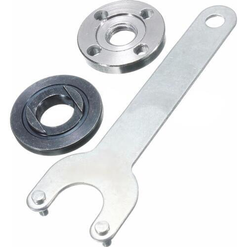 Quality Angle Grinder Spanner Wrench & Flange Nuts Tool Set for Replacing Discs