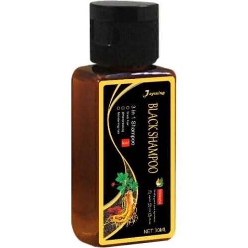 30ML Natural Shampoo Black Hair Care Shampoo Natural Hair Color Solid Hair Loss Soft Hair Shampoo Hair Care TSLM1