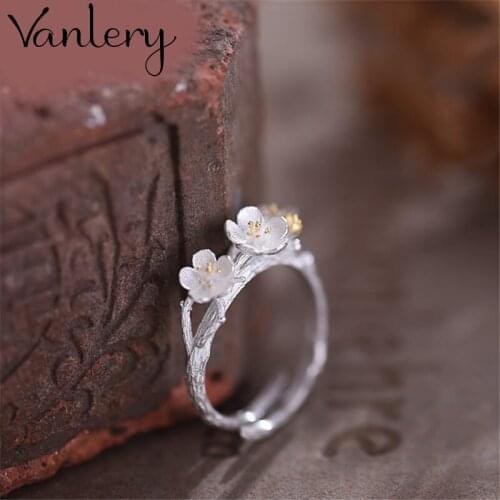 New Trendy Charm Flower Rings For Women Men Boho Knuckle Party Rings Punk Cocktail Jewelry Girls Gift anillos 2021