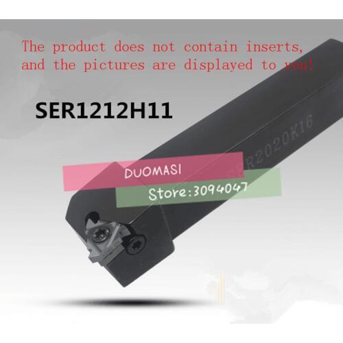 SER1212H11 Toolholder 12*12*100MM CNC turning tool holder, External Threading turning tools, Lathe cutting tools