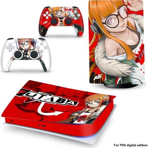 Lolita Style PS5 Digital Edition Skin Sticker for Playstation 5 Console & 2 Controllers Decal Vinyl Protective Skins 1