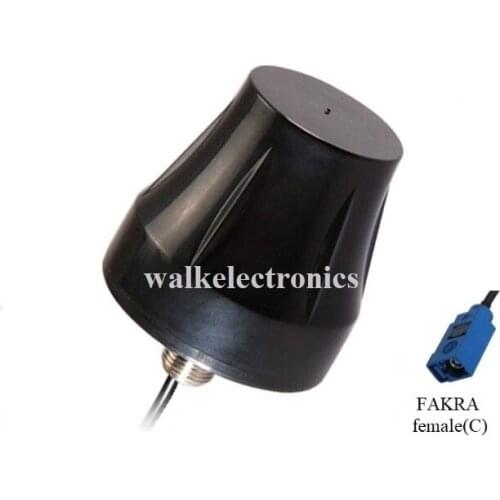 FAKRA female waterproof outdoor use screw mount high gain active gps antenna IP67 roof mount gps car antenna