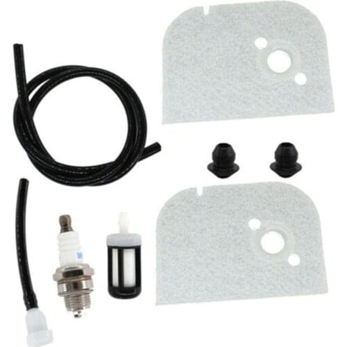 Air Filter Fuel Filter Spark Plug Fuel Line Grommet Service Kit For STIHL 009 009L 010 011 012 Chainsaw 1120 120 1600, 1120 124