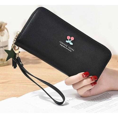 Women Wallets Lady Purses Good Quality Long Money Bags Female Tassels Zippe Coin Purse Cards ID Holder Clutch Girls Bag Wallet