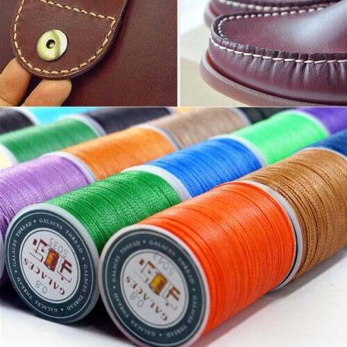 0.8mm 90m Waxed Thread Repair Cord String Sewing Leather Hand Wax Stitching DIY Thread For Case Arts Crafts Handicraft Tool