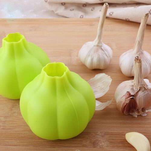 1PCS Food Grade Silicone Onion Peeler Chopper Garlic Clove Peeling Pressing Tool Garlic Peeling Machine for Kitchen -25