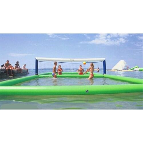 10*5m Outdoor Inflatable Volleyball Court for Water//Beach Game with Air Pump