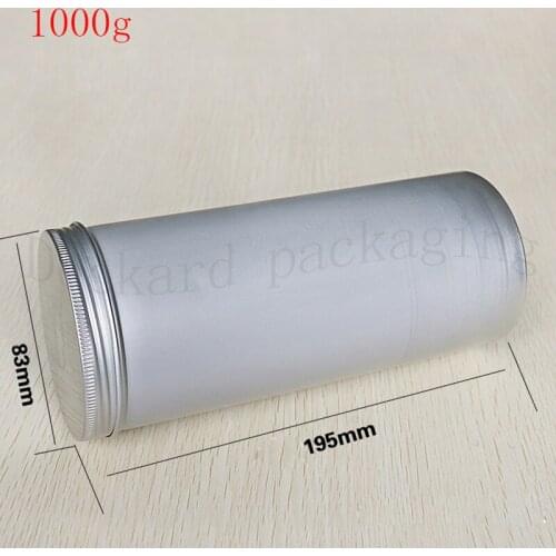 10pcs 1000g New Aluminium Lip Balm Pots Makeup Cosmetic Cream Jar Pot Bottle Container