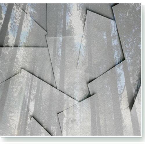 3d wallpapers Gray geometric wallpapers landscape creative background wall 3d murals wallpaper for living room