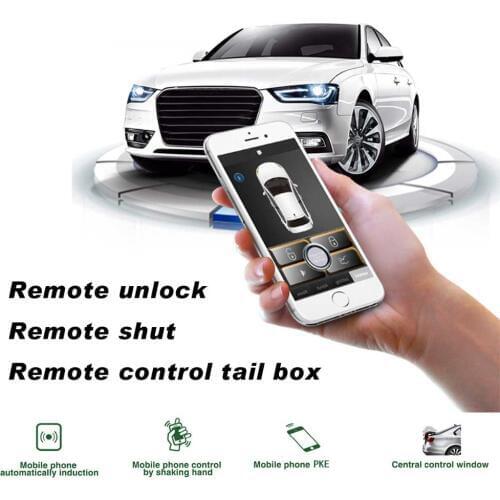 SmartPhone Car Alarm System Auto Door Remote Central Control Lock Locking Keyless LED Keychain Central Kit Door Lock Universal