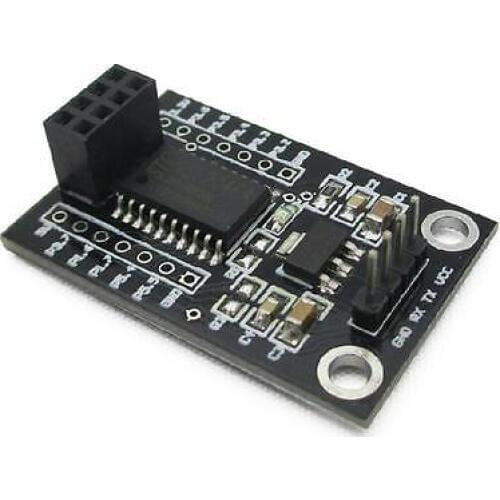 STC15L204 MCU Wireless Development Board With NRF24L01+ 5V-3.3V UART Interface diy electronics