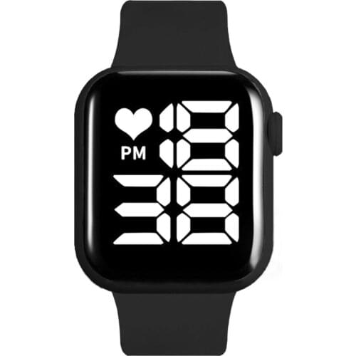 Watch Digital 5 Atm Silicone Cord Wrist Watch