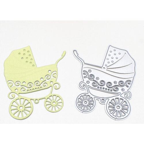 Baby carriage die cut DIY Scrapbooking Photo Album Paper Card Craft Cute Embossing Metal Cutting Dies Stencils Scrapbooking