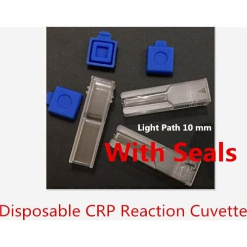 FOR CRP Reaction Cup Square Cup Disposable CRP Cuvette Light Path 10 mm 100PCS/BOX