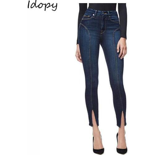 Женские зауженные джинсы Idopy China At AliExpress
